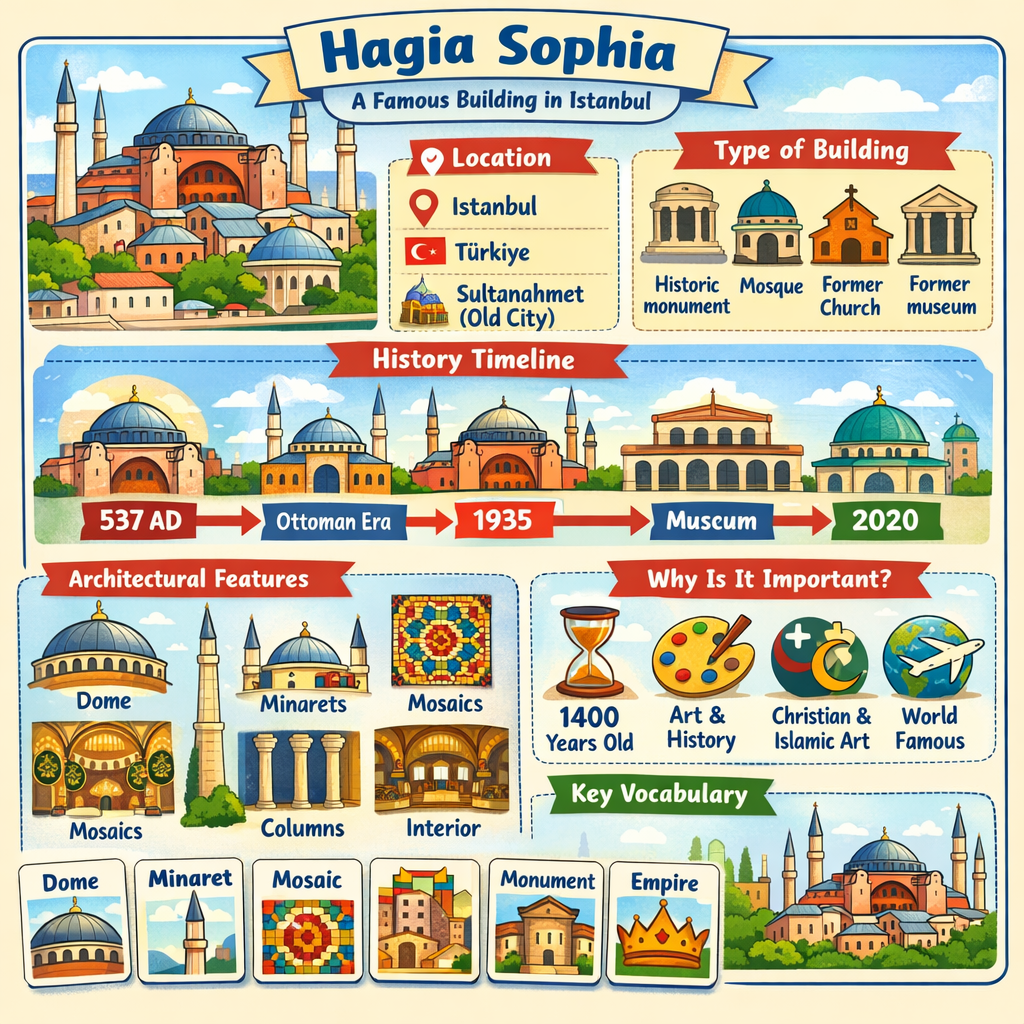 Hagia Sophia infographic